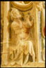 La Vierge, assise sous un dais et tenant l'Enfant. Sur les faces latérales du trône : Isaïe et David, image 14/16