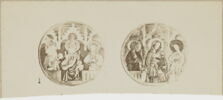 Valve de miroir : Dieu le Père entre saint Jean Baptiste et saint Charlemagne, image 4/5