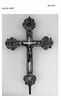 Croix processionnelle en argent et cuivre doré, image 1/11