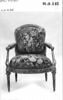 Fauteuil à la reine et à châssis, d'une suite de six fauteuils et un canapé (avec le OA 10290, OA 10291, OA 10292, OA 10293, OA 10294, OA 10296), image 4/4