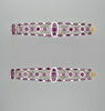 Paire de bracelets en rubis et brillants pour la duchesse d'Angoulême, image 1/2