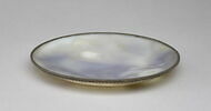 Coupe ronde plate en agate, image 1/4