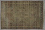 Tapis velours rectangulaire à décor végétal, image 1/15