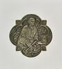 Plaquette quadrilobée provenant d'une croix, d'un ensemble de quatre : saint Pierre, image 1/8