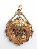 Pendentif circulaire en or émaillé : l'Assomption, image 2/4