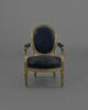 Fauteuil d'un mobilier de salon comprenant dix-sept pièces (OAR 205 à OAR 221), image 1/6