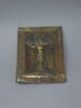 Baiser de paix rectangulaire : figure d'applique, le Christ en croix, image 1/3