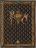 Portière à fond fleurdelisé, aux armes de France et d'Aubusson et de la famille Laboreys, image 1/2