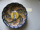 Coupe godronnée : sainte (?), image 4/6