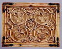 Plaque de coffret : rinceaux avec fleurons et feuillages, image 1/3