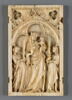 Feuillet gauche de plaquette à une arcature : Vierge glorieuse, image 3/4