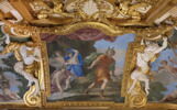 Plafond : Salle des Saisons - Diane et Actéon, au dessus de la corniche, côté sud, image 2/6