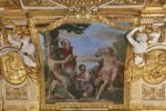 Plafond : Salle des Saisons -Apollon et Marsyas, au dessus de la corniche, côté ouest, image 1/6