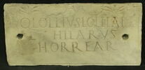 plaque de loculus ; inscription, image 2/2