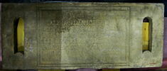 élément d'architecture  ; inscription, image 2/2