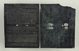 inscription ; feuillet de diptyque, image 2/5