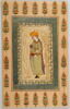 Echanson au turban orange (page d'album) ; revers cartonné, image 1/9