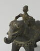 Pied de brûle-parfum ornithomorphe ou porte-bougie : éléphant et son cornac, image 8/8