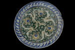 Plat ponctué de fleurettes, à décor cruciforme, image 4/6