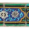 Carreau à décor de cartouche à motifs floraux, image 2/2