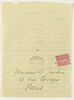 Lettre autographe signée Maurice Denis à André Joubin, Paris, image 2/2