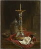 Nature morte au flambeau du trésor de l'ordre du Saint-Esprit, gemmes et crucifix, image 1/2