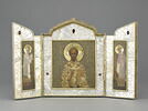 Icône en triptyque représentant saint Nicolas, saint Alexandre et saint Alexis, image 8/9