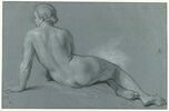 Etude de femme nue, vue de dos, image 1/2