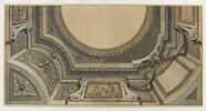 Etude en perspective pour la décoration d'un plafond, image 1/2