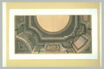 Etude en perspective pour la décoration d'un plafond, image 2/2