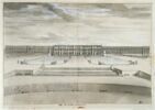 Vue du château de Versailles, du côté du parc, image 1/2