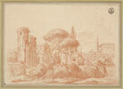 Vue d'une ville avec des ruines antiques, image 1/2