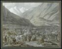 Le passage du mont Saint-Bernard : bivouac au bourg Saint-Pierre, image 1/2