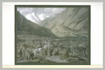 Le passage du mont Saint-Bernard : bivouac au bourg Saint-Pierre, image 2/2