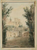 Vue des jardins de la villa Médicis, image 1/2