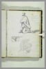 Homme agenouillé, tête de guerrier, tête de femme, et pommeau de canne, image 2/2