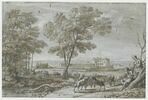 Paysage pastoral avec le château Odescalchi de Palo, image 1/2