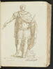 Homme en armure, vu de face, la tête de profil tournée vers la droite,..., image 1/2