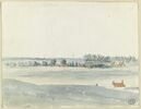 Paysage avec au loin la ville de Gand, image 1/2