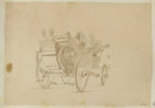 Voiture du roi, à son arrivée à Windsor, le 8 octobre 1844, image 1/2