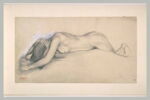 Femme nue couchée sur le ventre, image 2/2