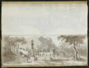 Paysage composé avec urne, colonne et autel, image 2/2