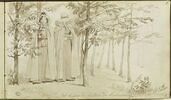 Deux femmes dans le parc du château de Montmorency, image 2/3