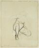 Etude d'une femme nue, accroupie, vue de face, image 1/2