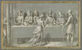 Scène de banquet antique, image 1/2