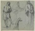 Etudes pour 'Le Christ et Barabbas montrés au peuple', image 1/2