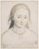 Portrait de jeune femme en buste, souriant, image 1/2