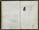 Croquis d'arabes et note manuscrite, image 1/2