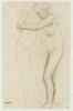 Femme nue, enlaçant une figure à sa droite, image 1/2