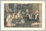 Musiciens et chanteurs dans une église, image 2/2